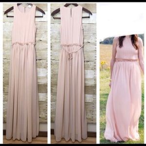 H&M Blush Maxi sleeveless dress!